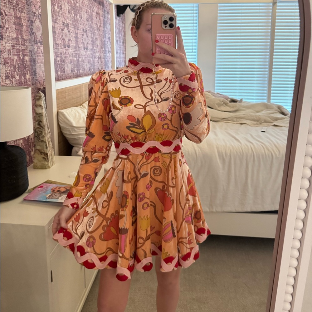 Celia B velvet dress